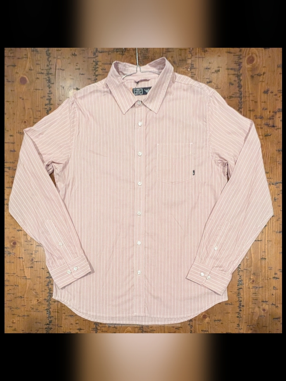 NWT- Nike L Skateboard L/S Striped Button Shirt